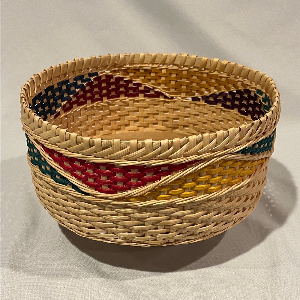 NWOT Handmade Wicker Basket